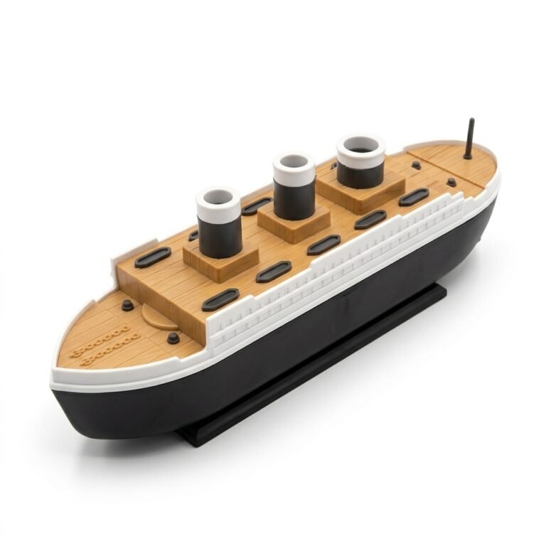 Vintage Style Miniature Cruise Ship Model Desktop Display Toy