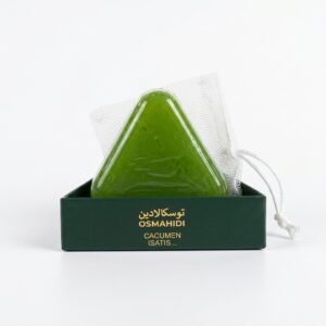Osmahidi Cacumen Isatis Triangular Herbal Soap with Foaming Net