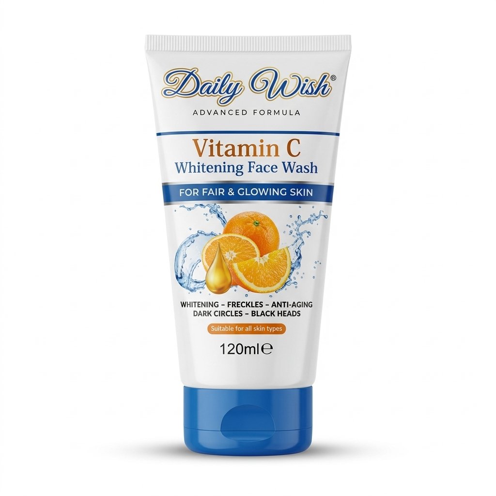 Daily Wish Advanced Formula Vitamin C Whitening Face Wash 120ml