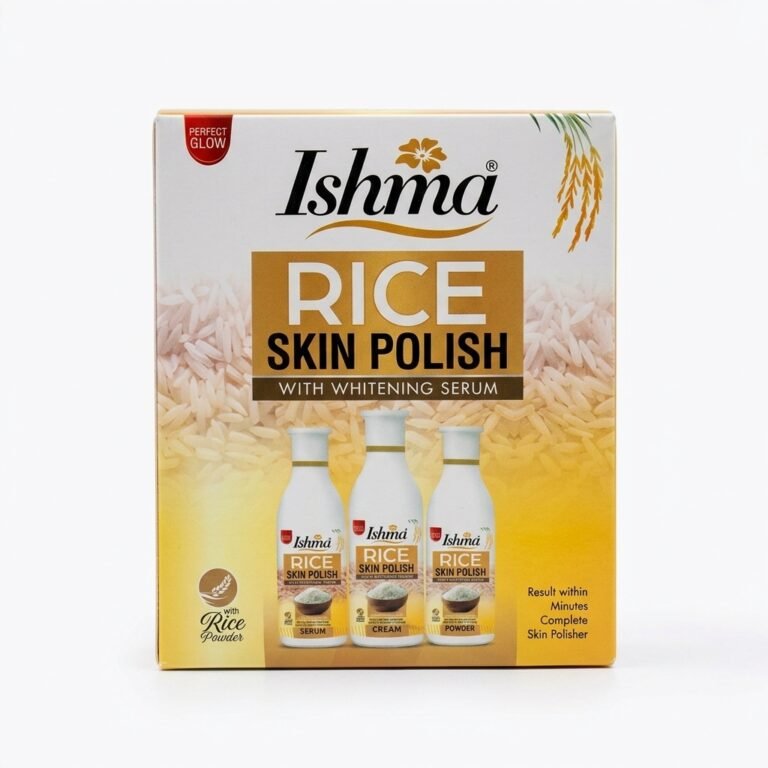 Ishma Rice Skin Polish Complete Kit with Whitening Serum