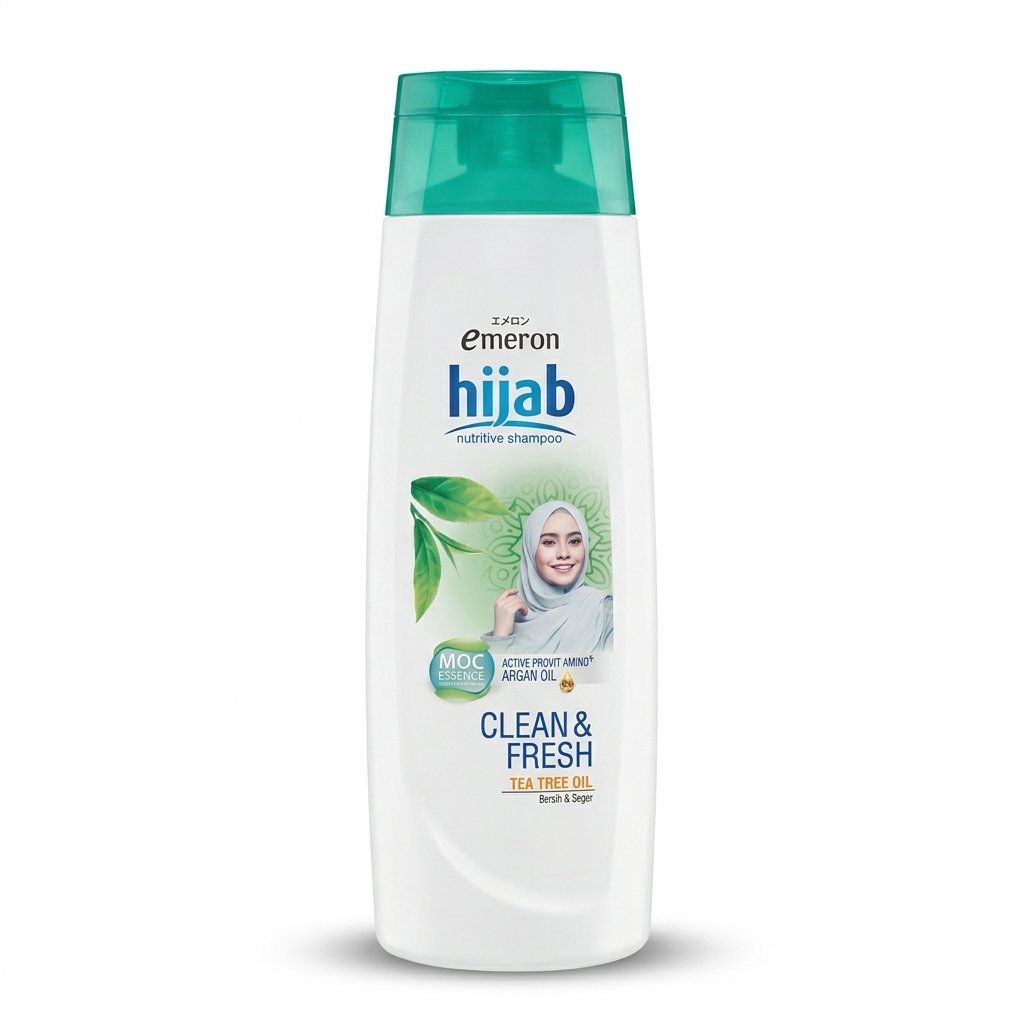 Emeron Hijab Clean & Fresh Tea Tree Oil Nutritive Shampoo