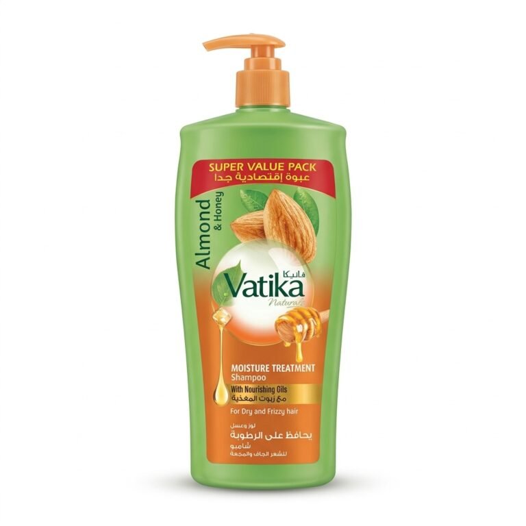 Vatika Naturale Almond & Honey Moisture Treatment Shampoo Pump Bottle