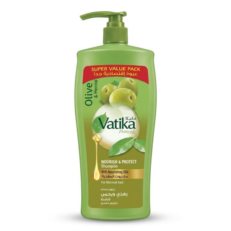 Vatika Naturale Olive & Henna Nourish & Protect Shampoo Pump Bottle