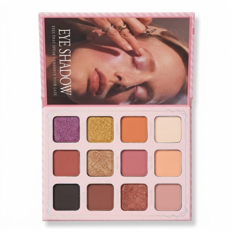 12-Color Matte and Shimmer Eyeshadow Palette