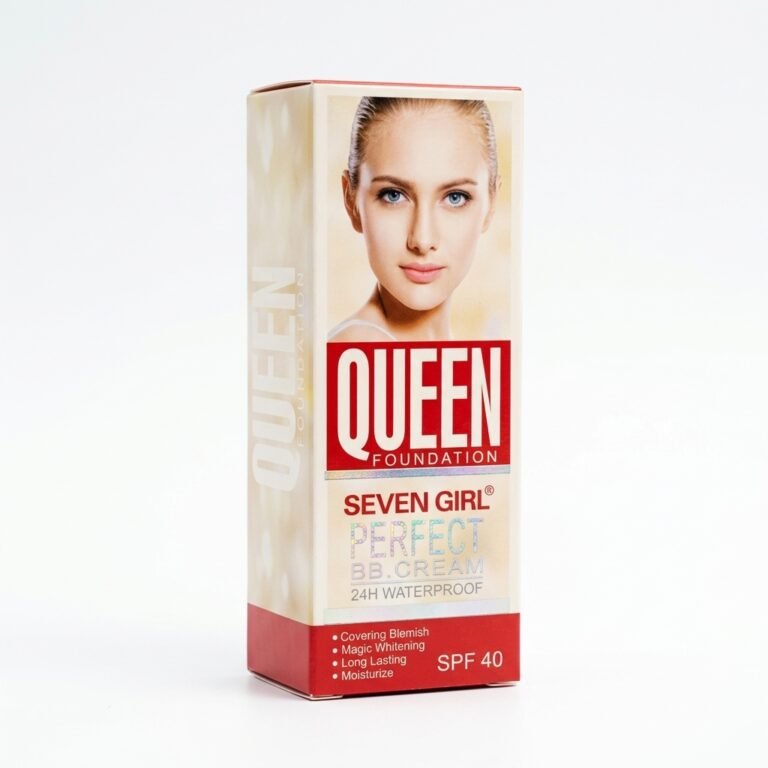 Seven Girl Queen Foundation Perfect BB Cream SPF 40 Box