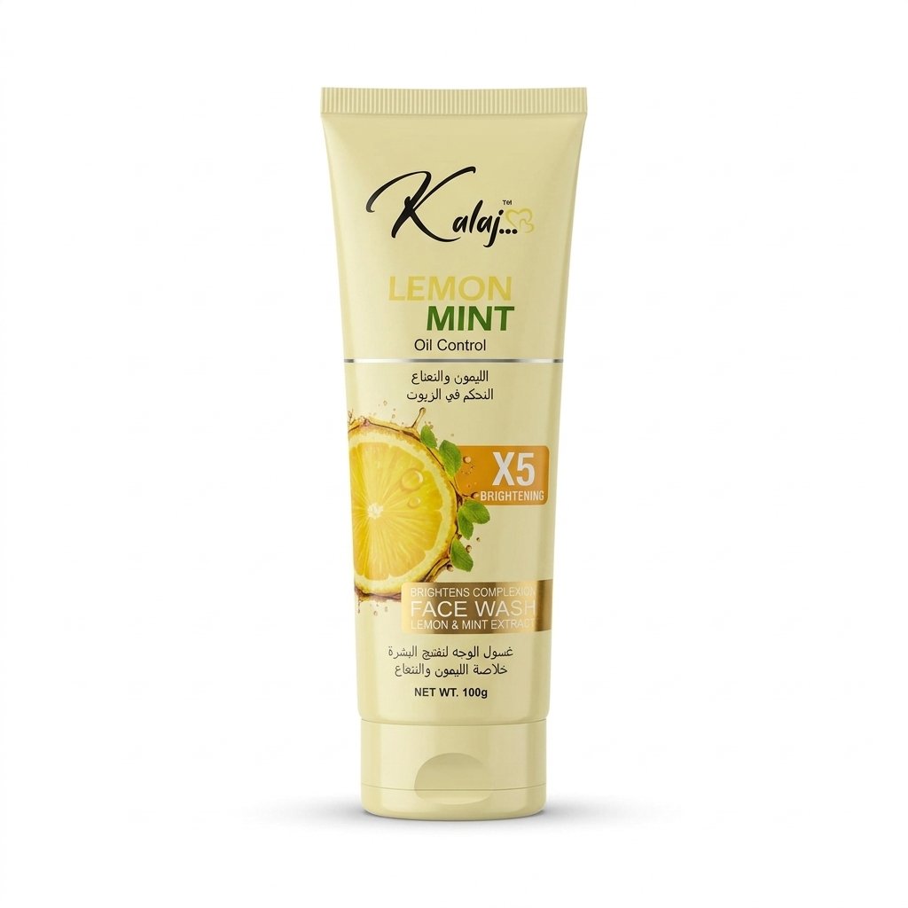 Kalaj Lemon Mint Oil Control Brightening Face Wash 100g