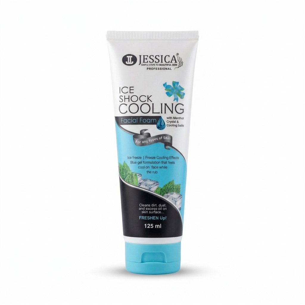 Jessica Professional Ice Shock Cooling Facial Foam 125ml