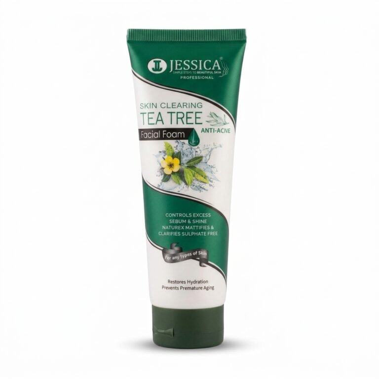 Jessica Professional Skin Clearing Tea Tree Anti-Acne Facial Foam