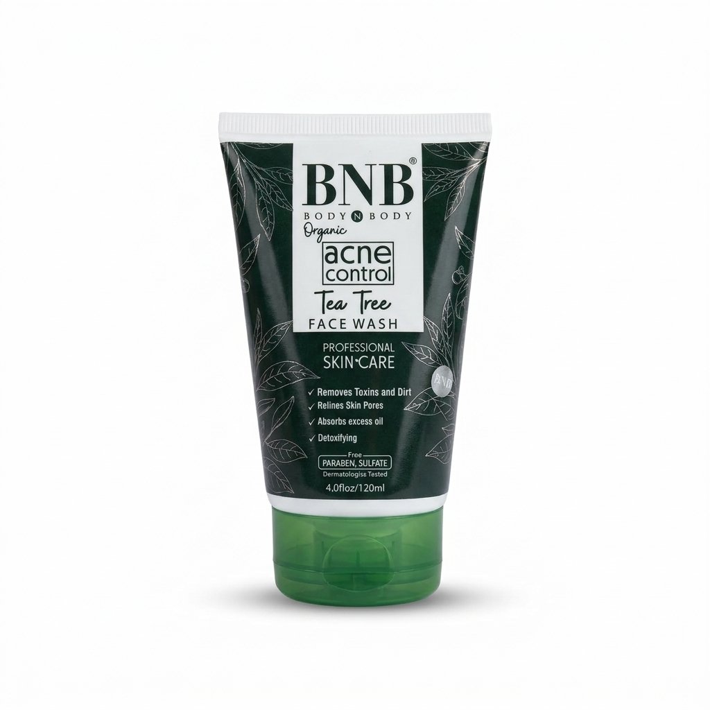 BNB Organic Acne Control Tea Tree Face Wash 120ml