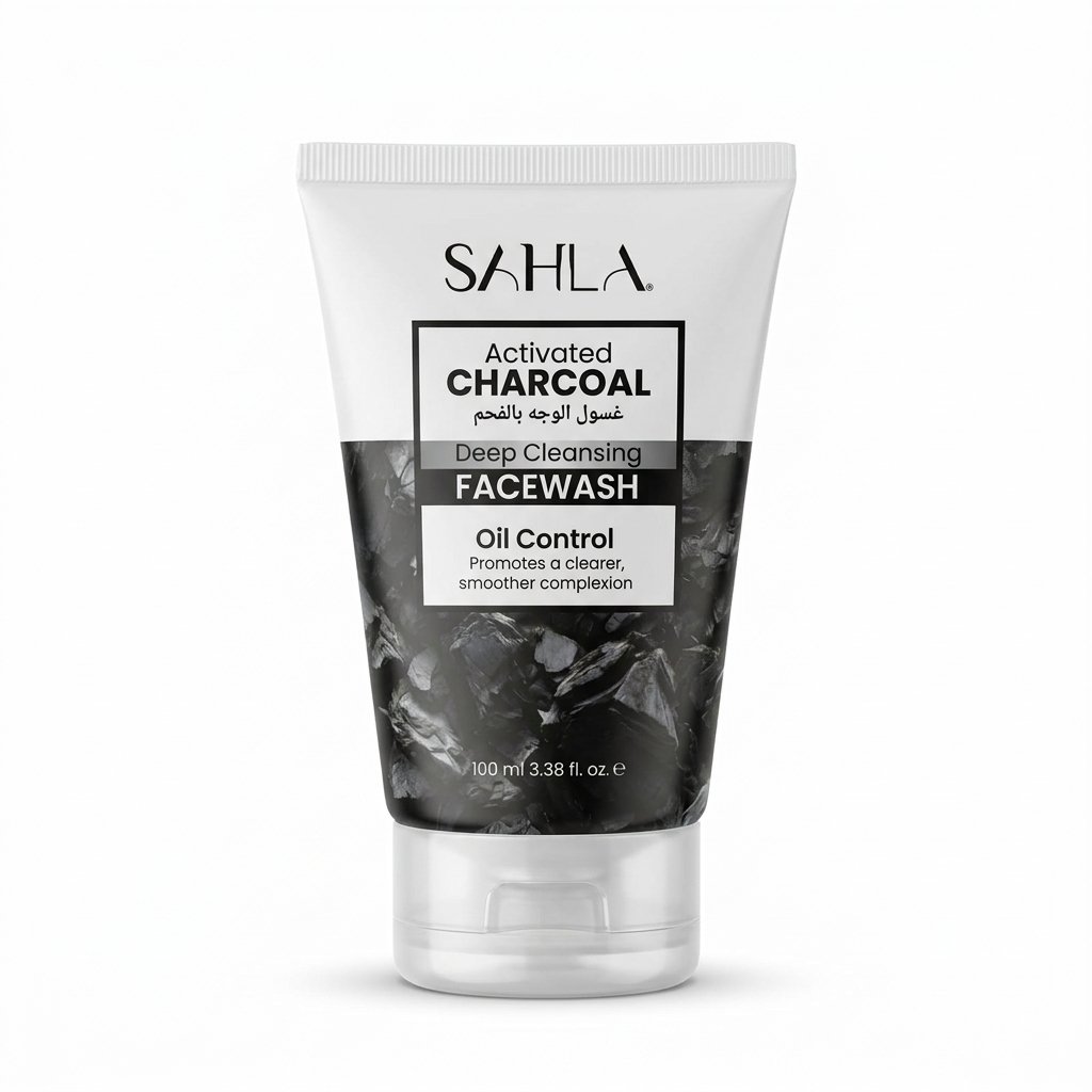 SAHLA Activated Charcoal Deep Cleansing Oil Control Face Wash 100ml