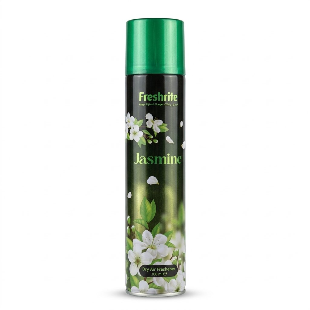 Freshrite Jasmine Dry Air Freshener Spray 300 ml Can