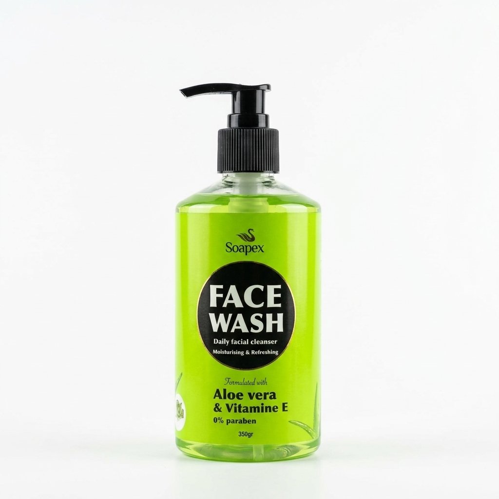 Soapex Daily Facial Cleanser with Aloe Vera and Vitamin E 350g