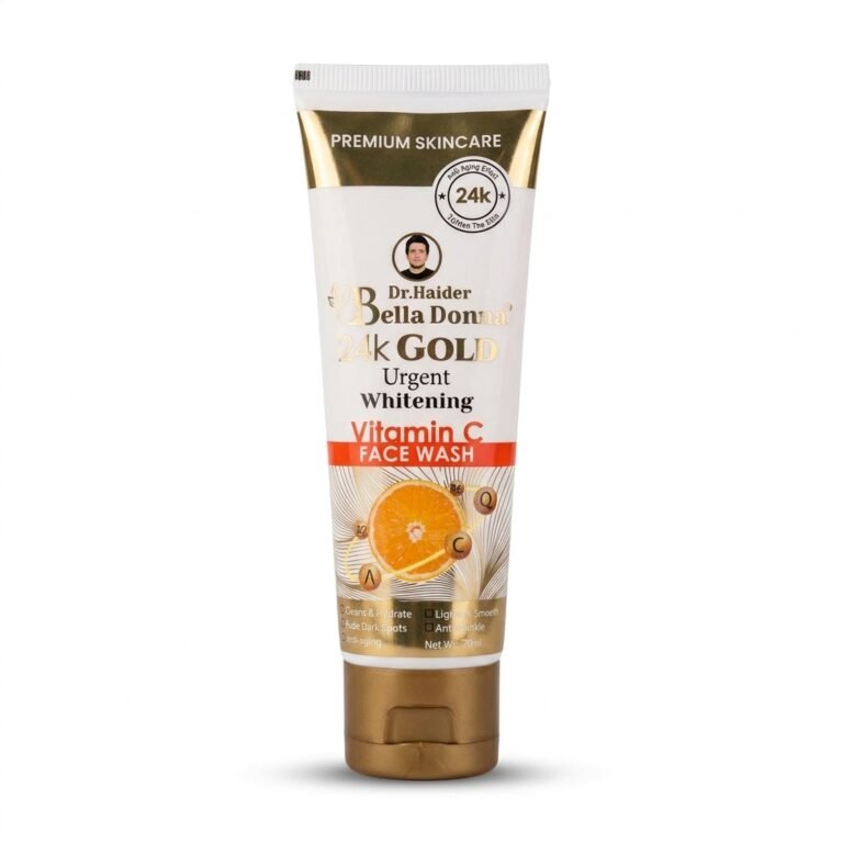 Dr. Haider Bella Donna 24k Gold Urgent Whitening Vitamin C Face Wash 70ml