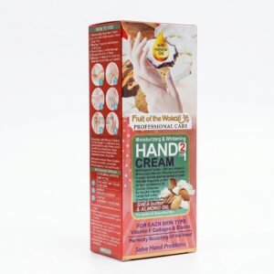 Fruit of the Wokali Moisturizing & Whitening 2 in 1 Shea Butter & Almond Oil Hand Cream