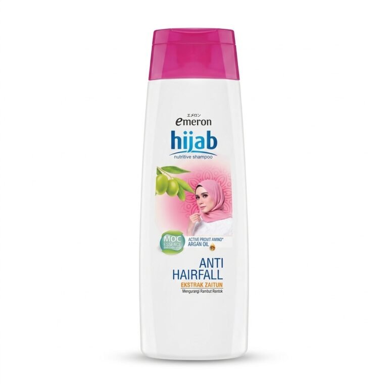 Emeron Hijab Anti Hairfall Ekstrak Zaitun Nutritive Shampoo
