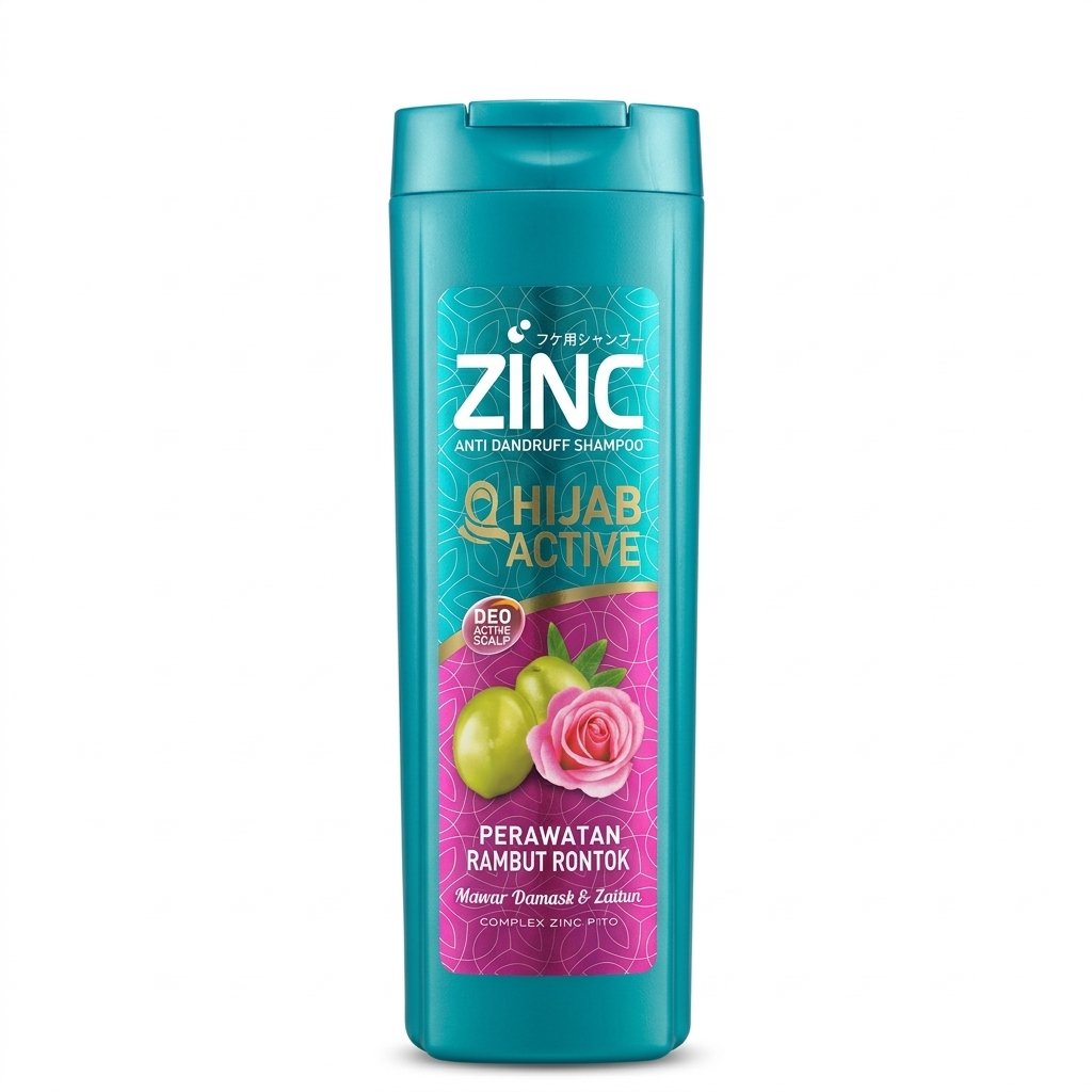 Zinc Hijab Active Anti Dandruff Hair Fall Treatment Shampoo