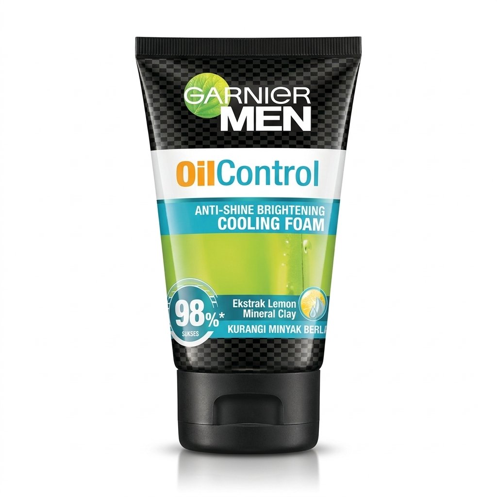 Garnier Men Oil Control Anti-Shine Brightening Cooling Foam
